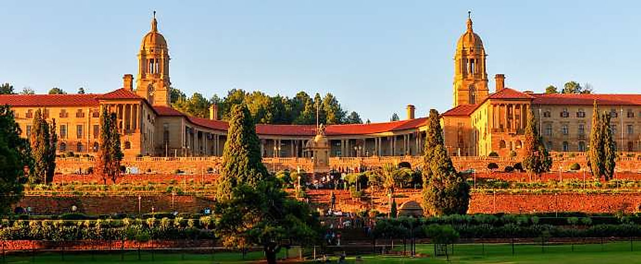 Union Buildings at golden hour