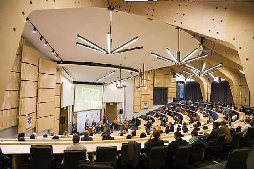 EMS faculty modern auditorium interior